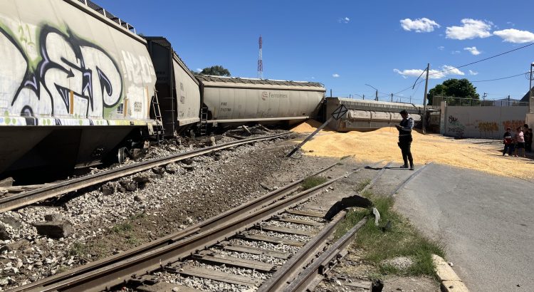 Se descarrila tren en Gómez Palacio