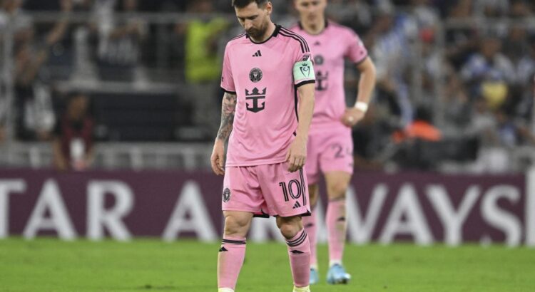 Messi no pudo y Monterrey goleó al Miami