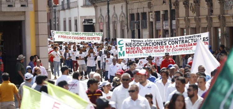 Marchas y protestas en el desfile del Día del Trabajo