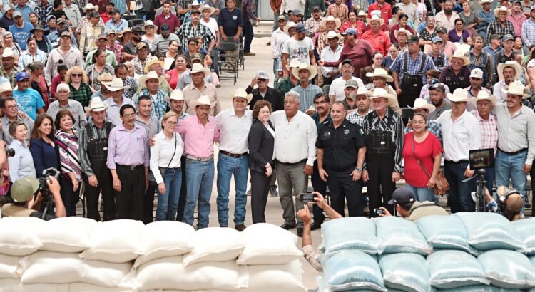 Entregan semilla de frijol en Nuevo Ideal Entregan semilla de frijol en Nuevo Ideal