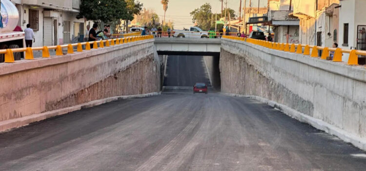 Abren circulación del Paso Inferior Vehicular en Gómez Palacio