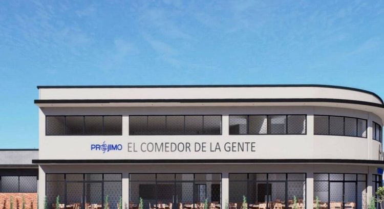 Construyen comedor comunitario Construyen comedor comunitario