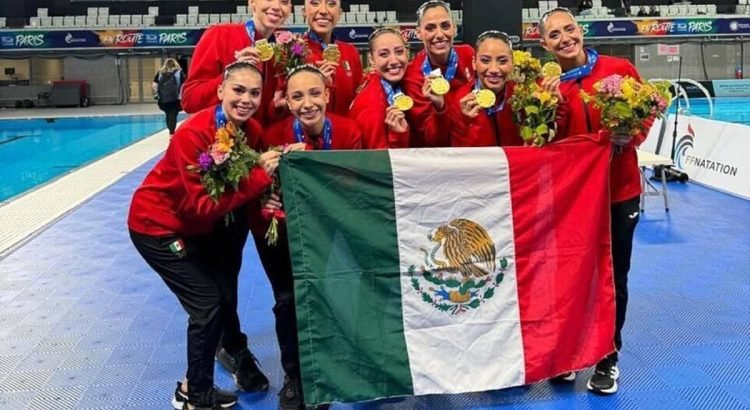 Gana plata el equipo mexicano de Natación Artística Gana plata el equipo mexicano de Natación Artística