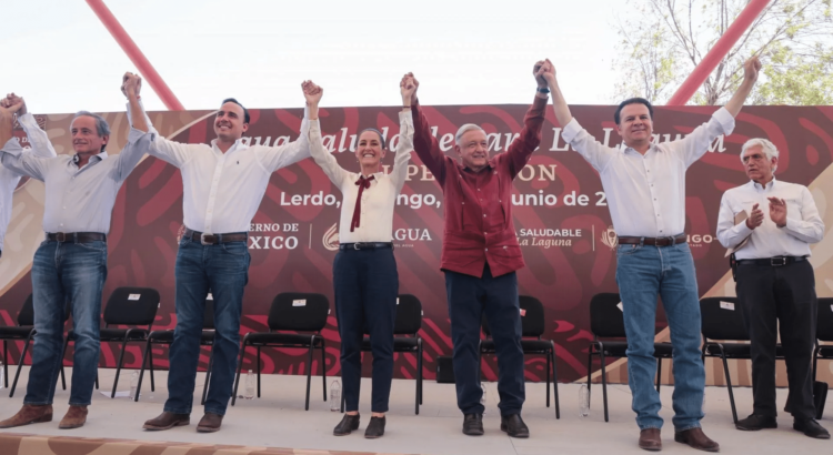 AMLO y Sheinbaum; hoy en Durango