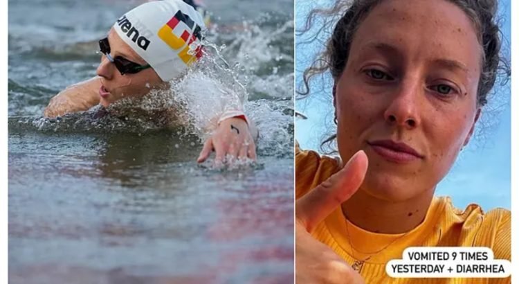 Tras competir en Río Sena, nadadora alemana ha enfermado con vomito y diarrea Tras competir en Río Sena, nadadora alemana ha enfermado con vomito y diarrea