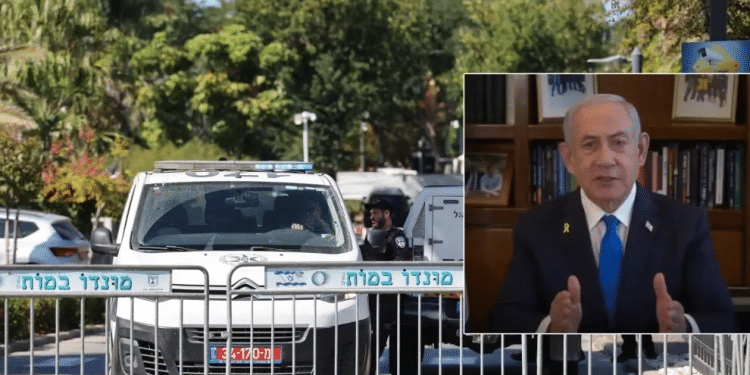 Un dron lanzado desde Líbano estalla cerca de la residencia del primer ministro israelí Un dron lanzado desde Líbano estalla cerca de la residencia del primer ministro israelí