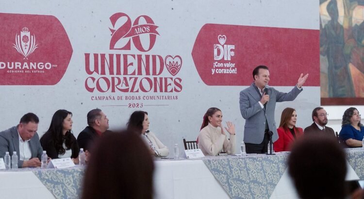 Invitan a casarse gratis en Durango