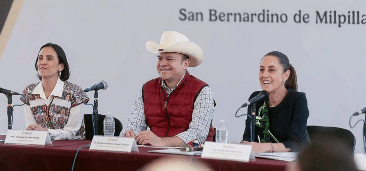 Presidenta de México anuncia una planta embolsadora de frijol