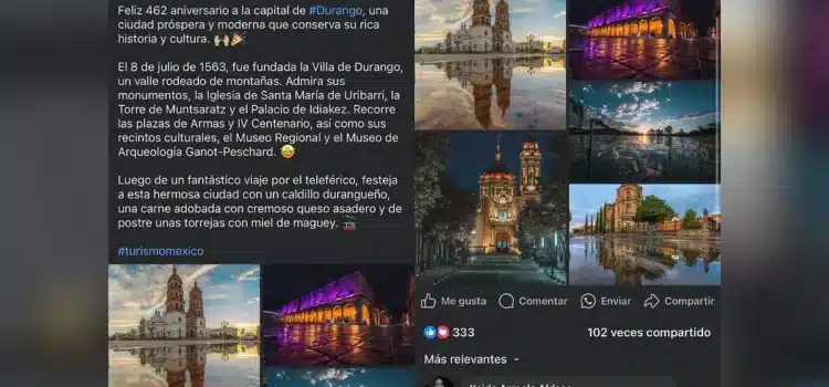 Gobierno federal confunde a Durango, México, con Durango, España Gobierno federal confunde a Durango, México, con Durango, España
