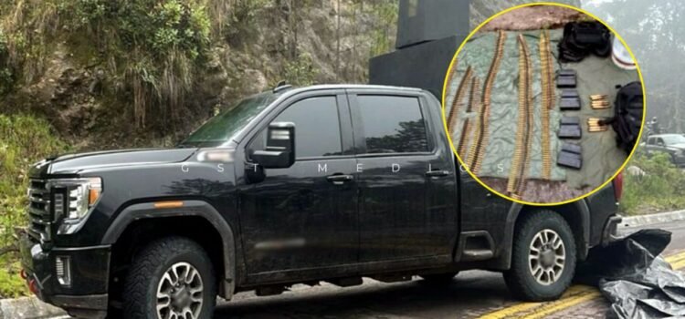 Ejército Mexicano asegura camioneta “monstruo” con blindaje