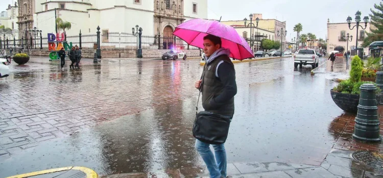 Se mantendrán lluvias en Durango por efectos del frente frío número cuatro