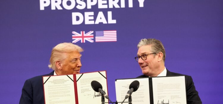 Firman Estados Unidos y Reino Unido alianza tecnológica en inteligencia artificial y energía nuclear