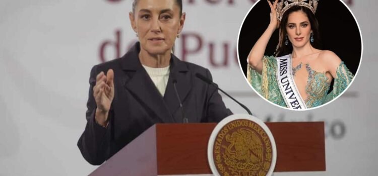 Claudia Sheinbaum felicita a Fátima Bosch por su triunfo en Miss Universo 2025