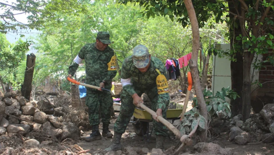 Retoman operativo para localizar a tres desaparecidos tras tromba en Guanaceví